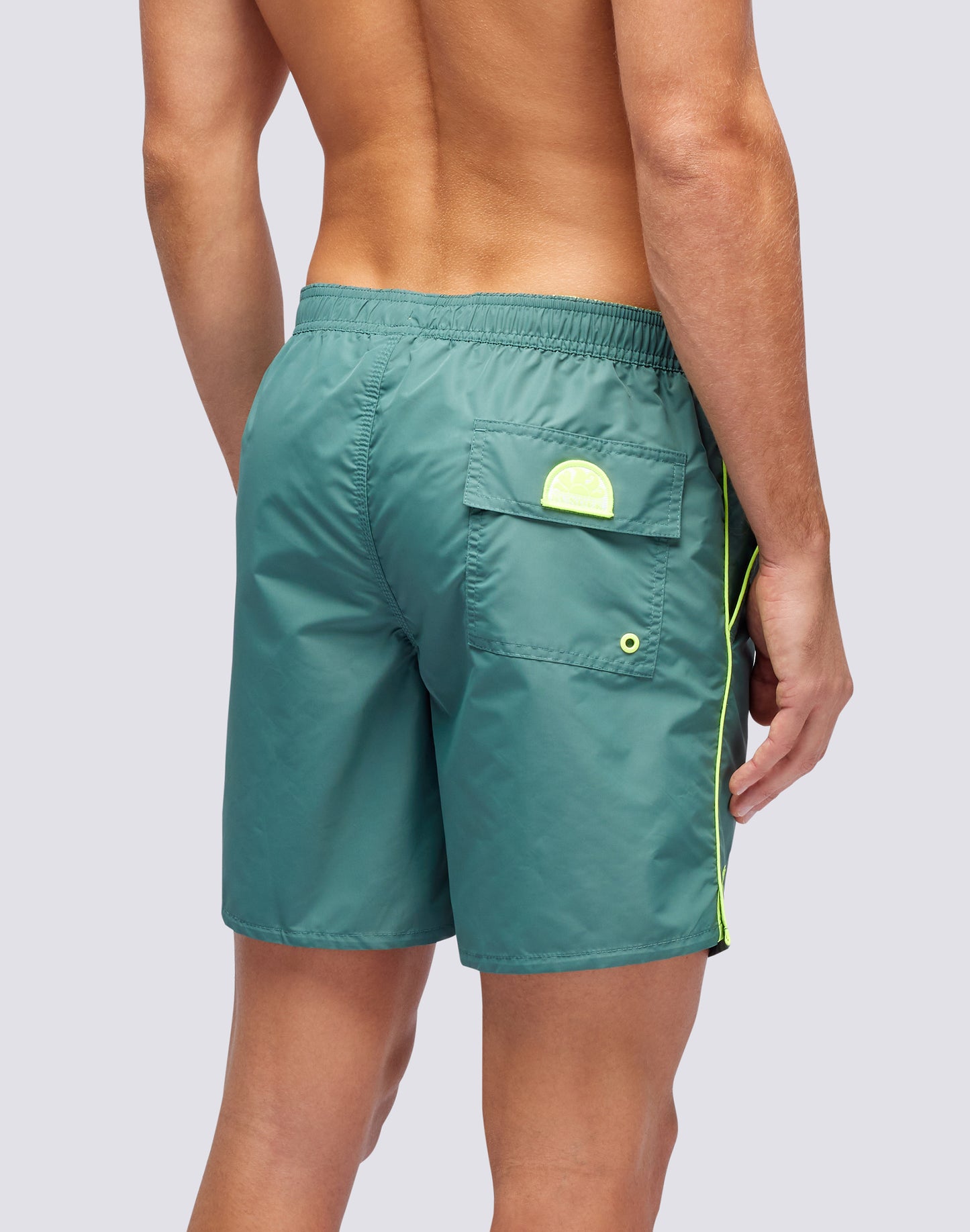 MID LENGTH SWIMSHORTS WITH ELASTICATED WAIST