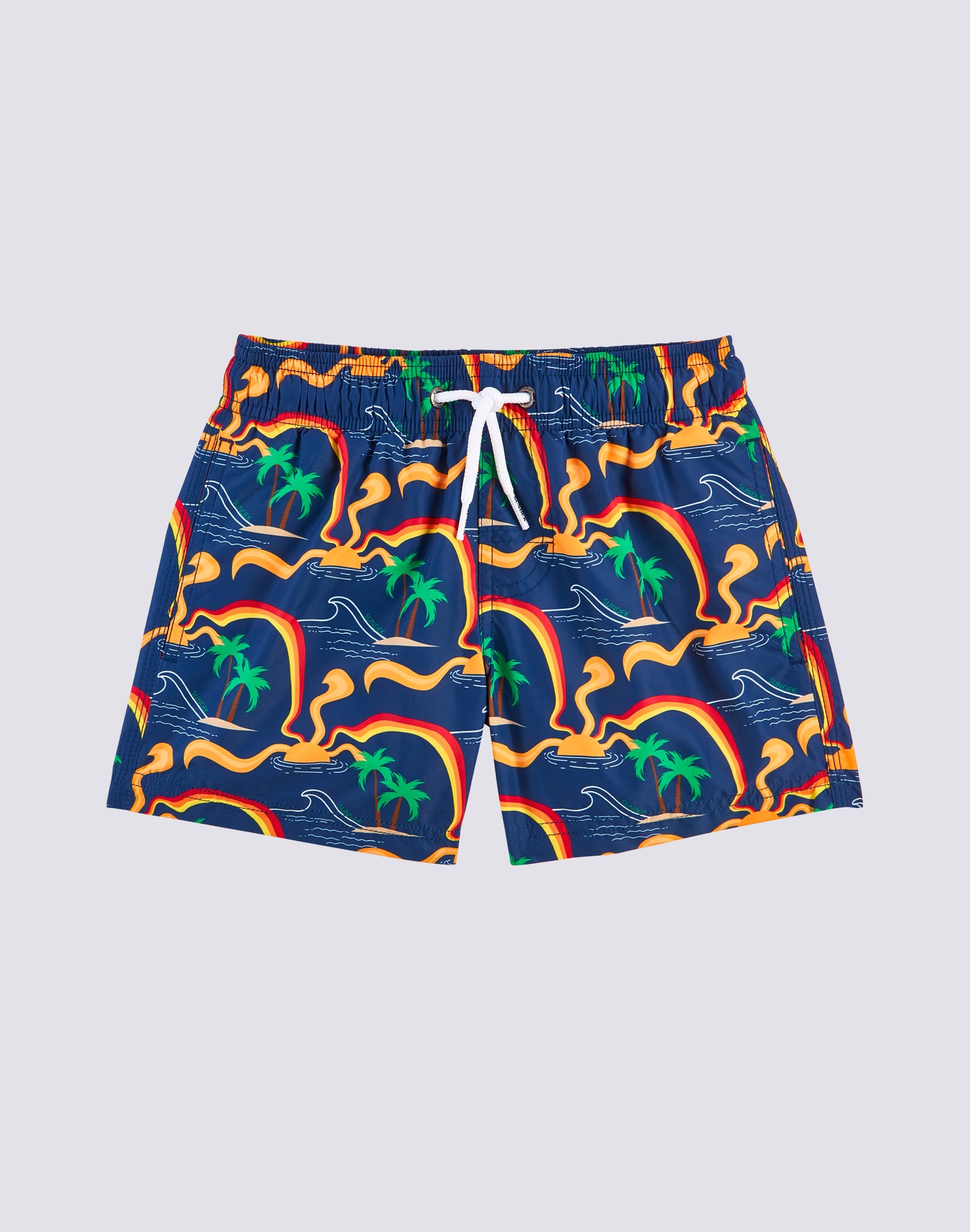 SHORT SWIMSHORTS WITH ELASTIC WAIST WITH SUNSHINE PRINT