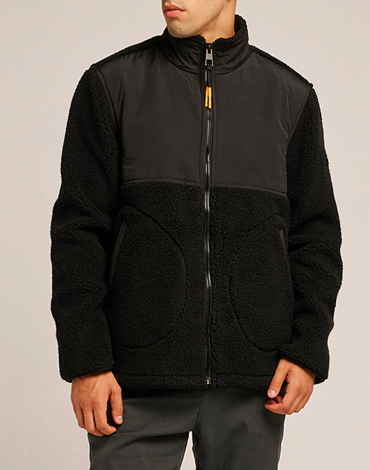 GIACCA BONDED TEDDY CON COLLETTO