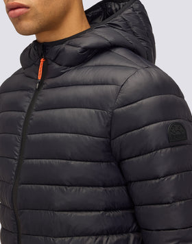 DOUDOUNE COURTE EN DUVET 100 GRAMMES POUR HOMME AVEC CAPUCHE