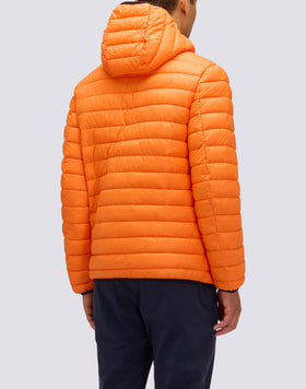 DOUDOUNE COURTE EN DUVET 100 GRAMMES POUR HOMME AVEC CAPUCHE