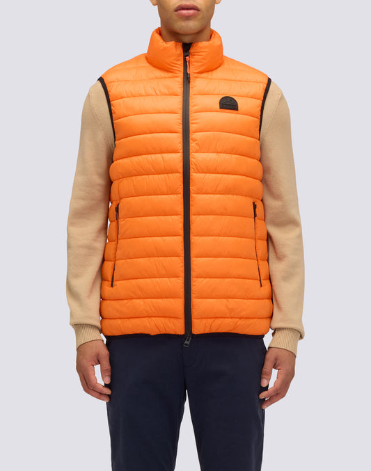 GILET DA UOMO IMBOTTITO CON COLLO IN PIEDI