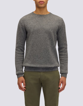 JERSEY DE CUELLO REDONDO PARA HOMBRE EN MEZCLA DE LANA