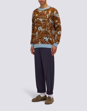 JERSEY DE CUELLO REDONDO PARA HOMBRE CON ESTAMPADO ALL OVER