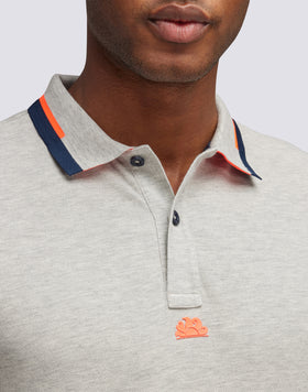 POLO COMBINADO DE ALGODÓN PIQUÉ