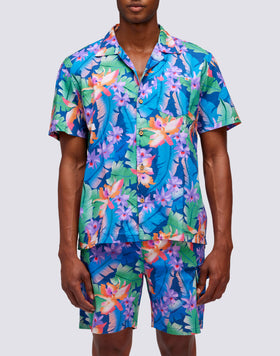 SHIRT WITH ALL OVER FLORAL PRINT