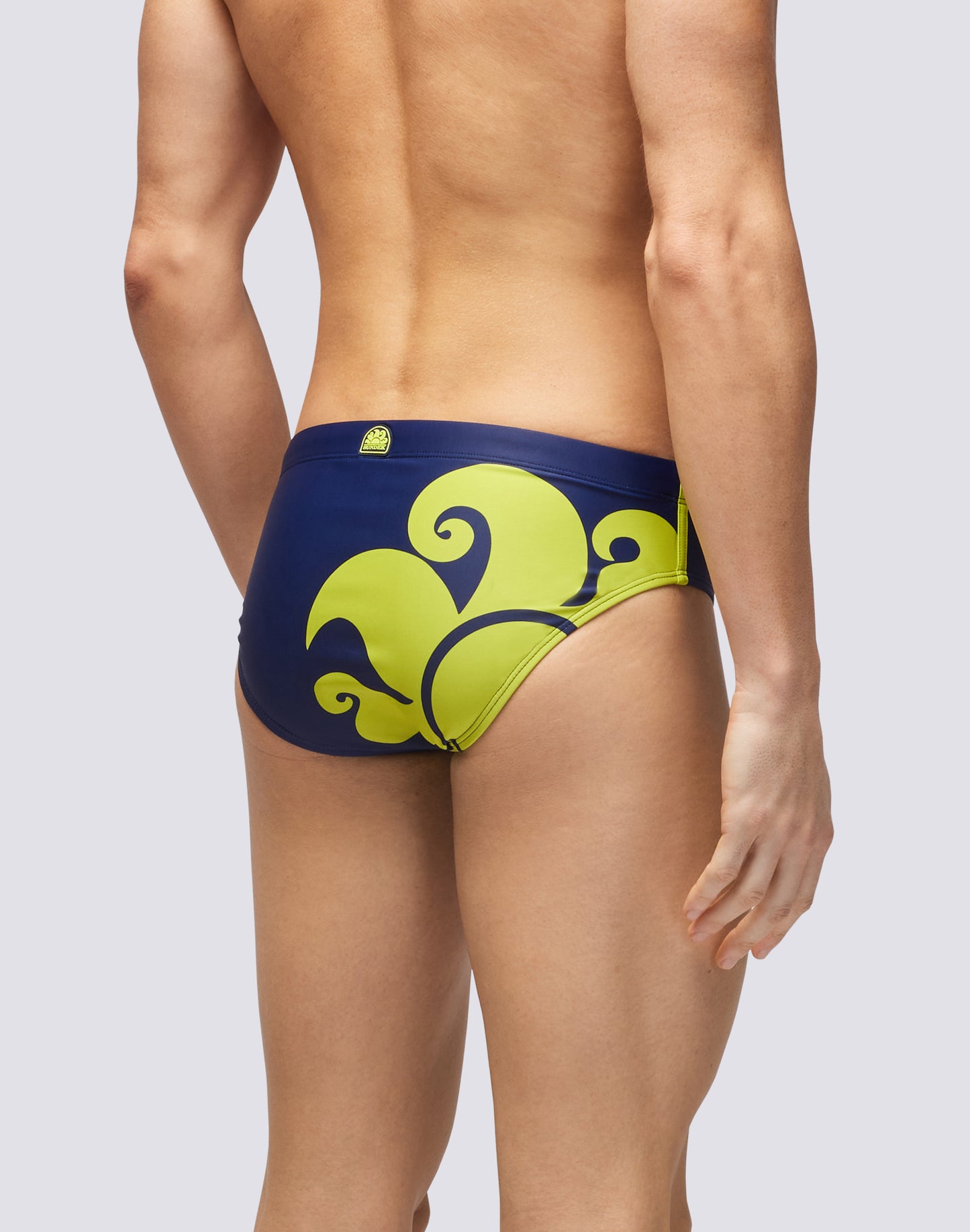 LEONARDO SWIM BRIEF LOGO PRINT