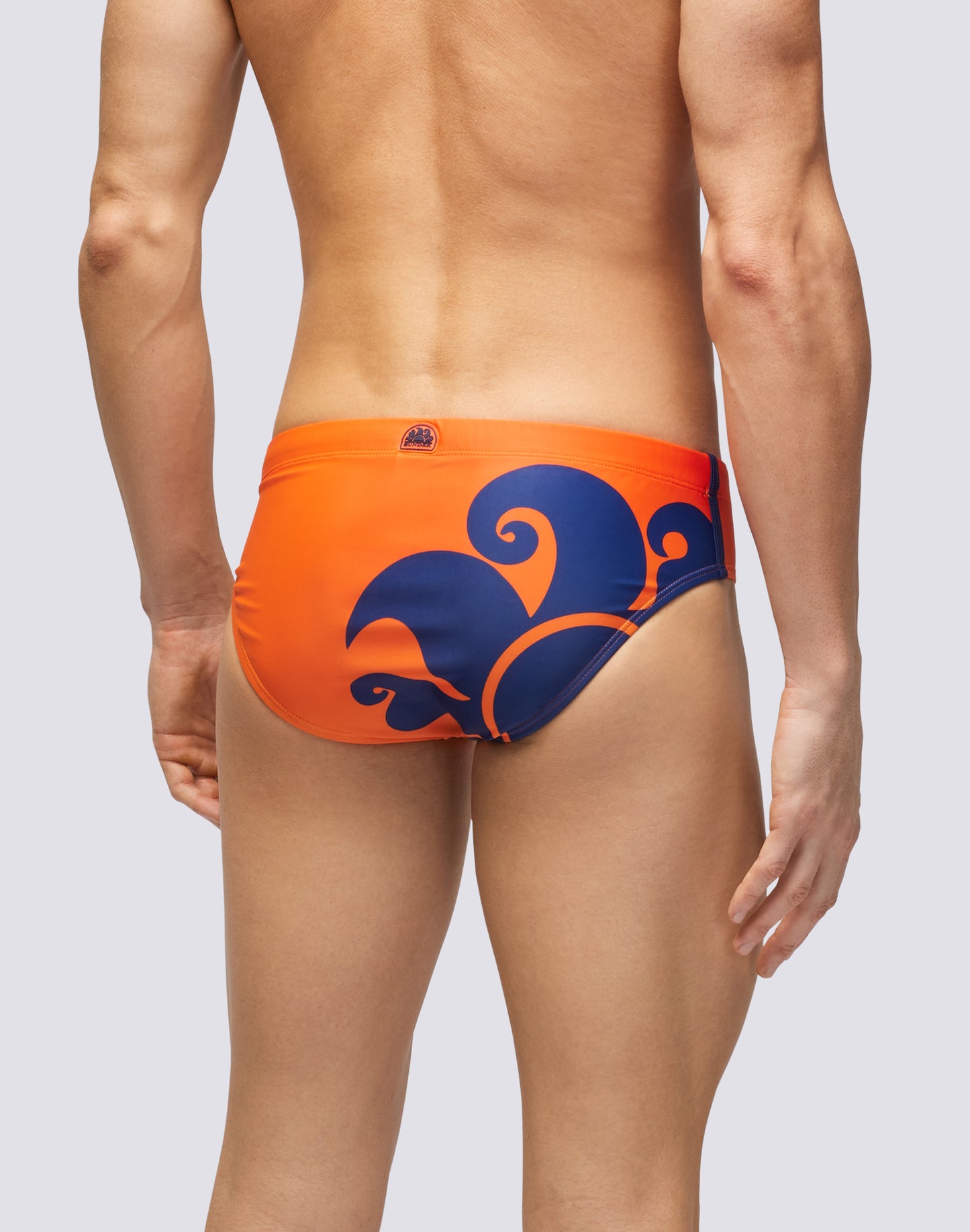 LEONARDO SWIM BRIEF LOGO PRINT