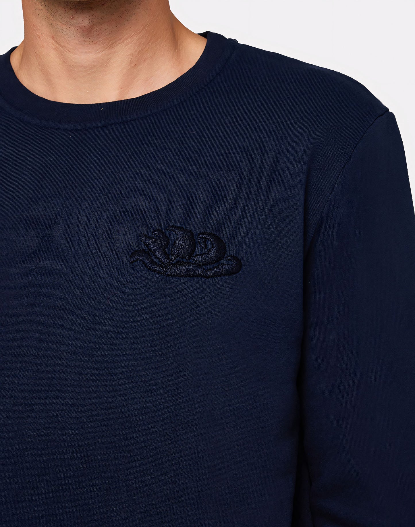 CREW NECK SWEATSHIRT WITH LOGO