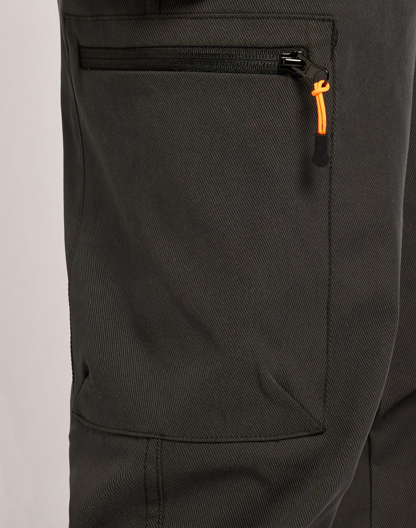 SEMI-STRETCH COTTON NYLON TROUSERS