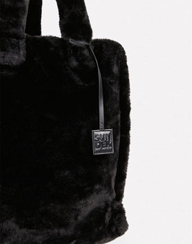 SHOPPING BAG IN ECO-FUR