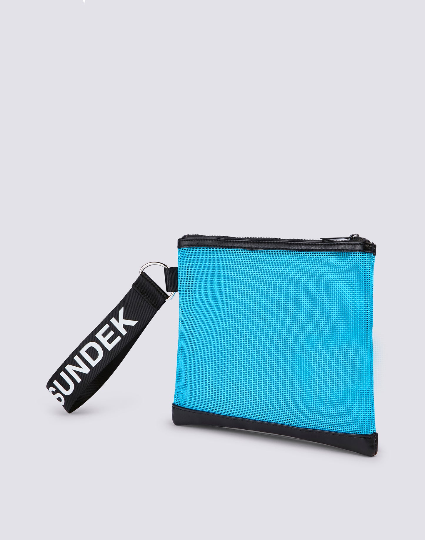 MINI CLUTCH IN MESH WITH LOGO