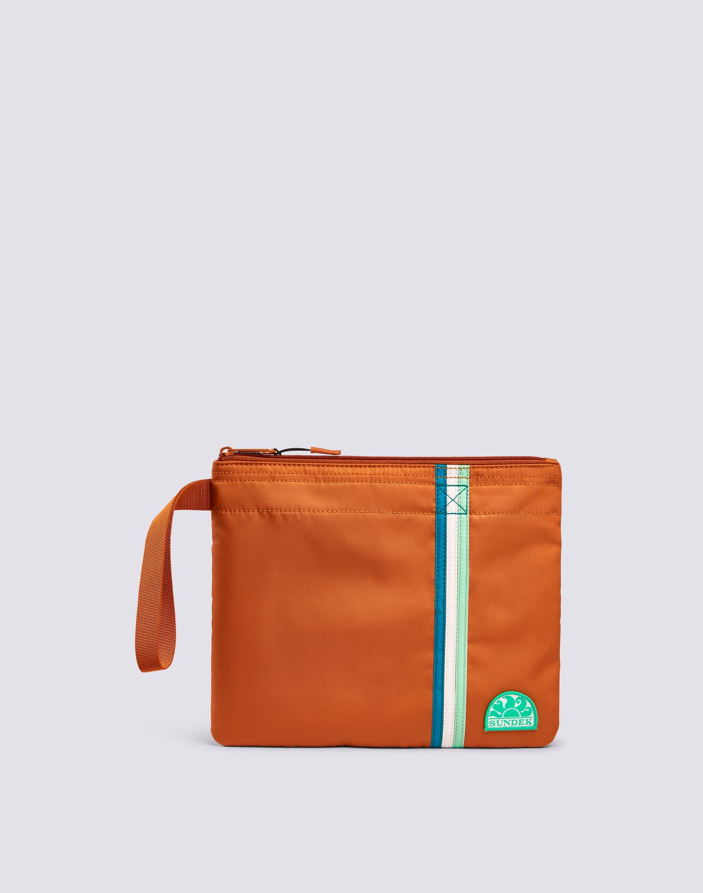 LUDWIG - BOLSO DE MANO CON DETALLE ARCO IRIS