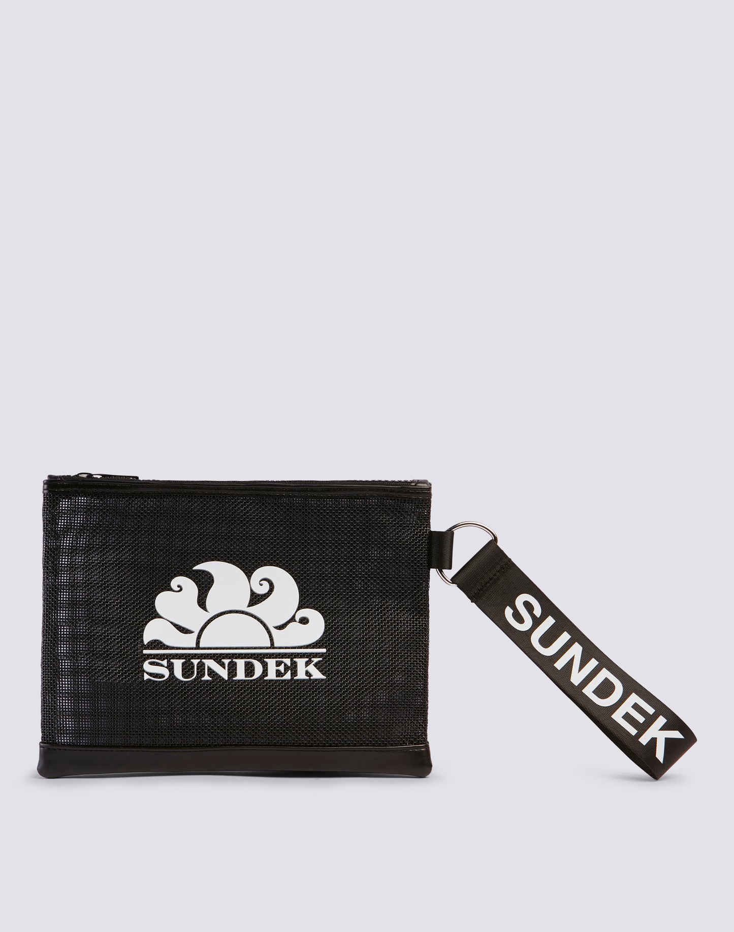 MINI CLUTCH IN MESH WITH LOGO