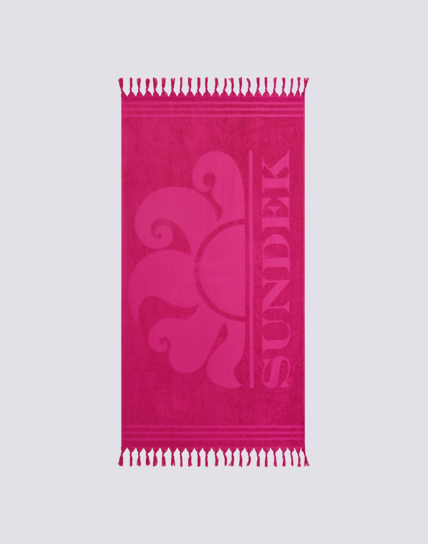 PARATY - JACQUARD BEACH TOWEL WITH LOGO