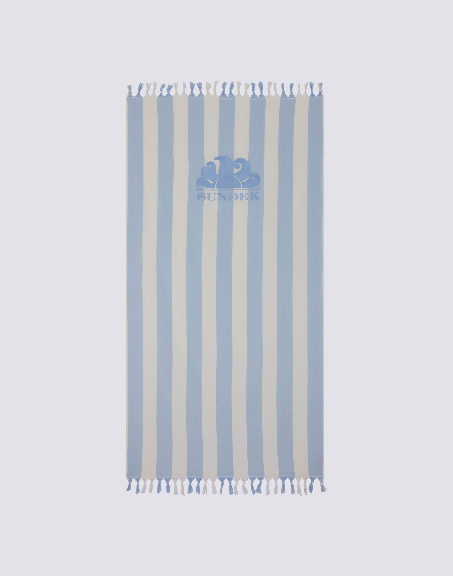 SERVIETTE DE PLAGE FOUTA JACQUARD AVEC LOGO