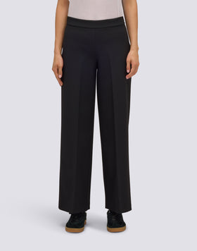 PANTALONES LARGOS DE MUJER DE POLIÉSTER Y VISCOSA TWILL