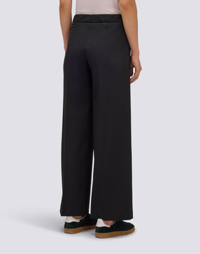 PANTALONES LARGOS DE MUJER DE POLIÉSTER Y VISCOSA TWILL