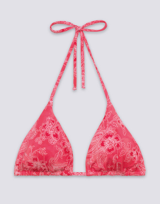 JENNIFER - HAUT DE BIKINI TRIANGLE MOTIF HIBI PAISLEY