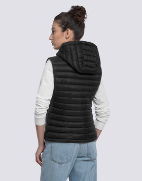 GILET À CAPUCHE POUR FEMME