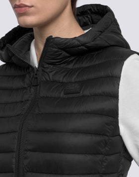GILET À CAPUCHE POUR FEMME