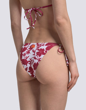 ANITA - SLIP DE BIKINI À CÔTÉS RÉGLABLES IMPRIMÉ PATCHY FLOWERS
