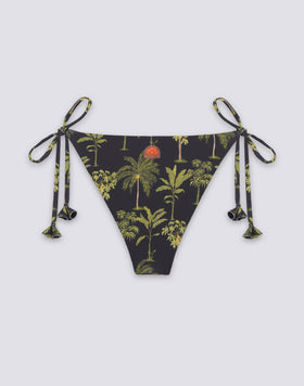 ANITA - BOTANICAL PRINT ADJUSTABLE STRING BIKINI BOTTOMS