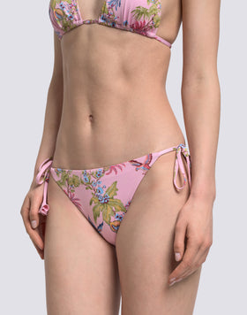 ANITA - BIKINI BOTTOMS WITH ADJUSTABLE TIES SWEET PARROT PRINT