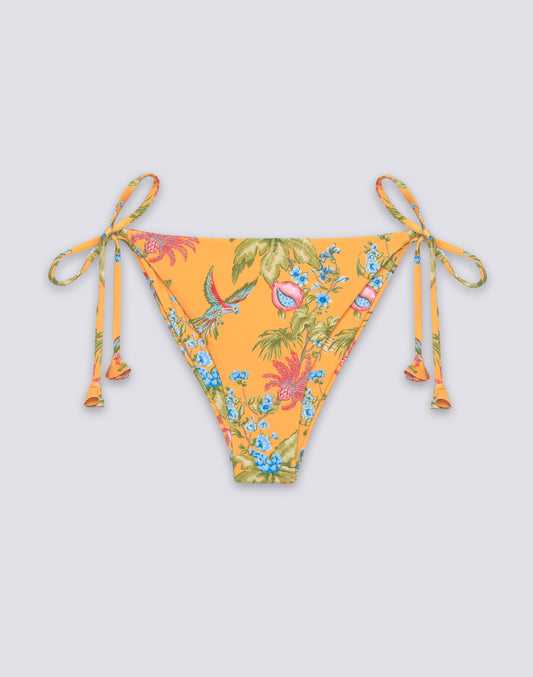 ANITA - BIKINI BOTTOMS WITH ADJUSTABLE TIES SWEET PARROT PRINT