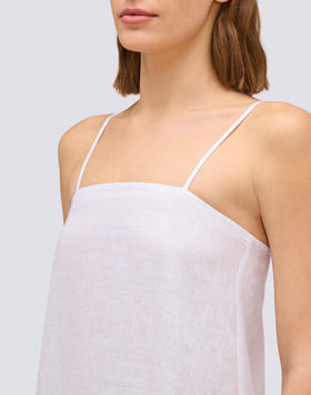 VESTIDO LARGO DE LINO CON Aberturas LATERALES