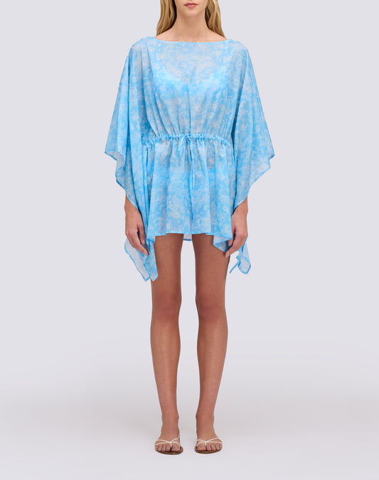 WOMEN'S BUTTERFLY DRESS WITH HIBI PAISLEY PRINT