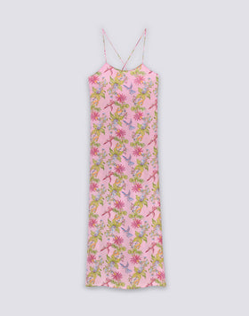 ROBE FEMME SANS MANCHES LONGUE IMPRIMÉ SWEET PARROT