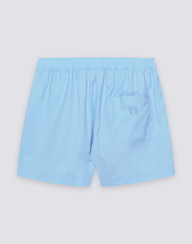 SHORTS POUR FEMME À TAILLE ÉLASTIQUE EN POPELINE DE COTON