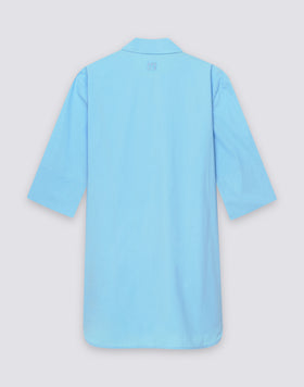 CHEMISE COURTE EN POPELINE POUR FEMME
