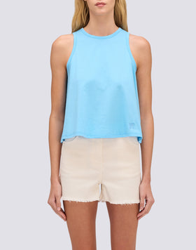 CANOTTA DONNA CROP BOXY FIT