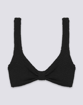 TOP BRA EN TISSU GOFFRÉ