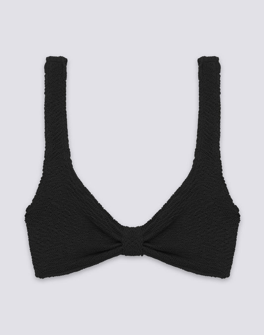 TOP BRA EN TISSU GOFFRÉ