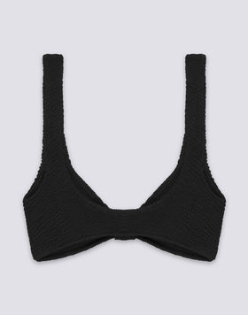 TOP BRA EN TISSU GOFFRÉ
