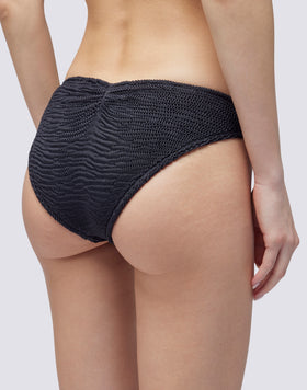 EMBOSSED FABRIC CULOTTE BOTTOMS