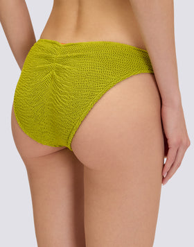 EMBOSSED FABRIC CULOTTE BOTTOMS