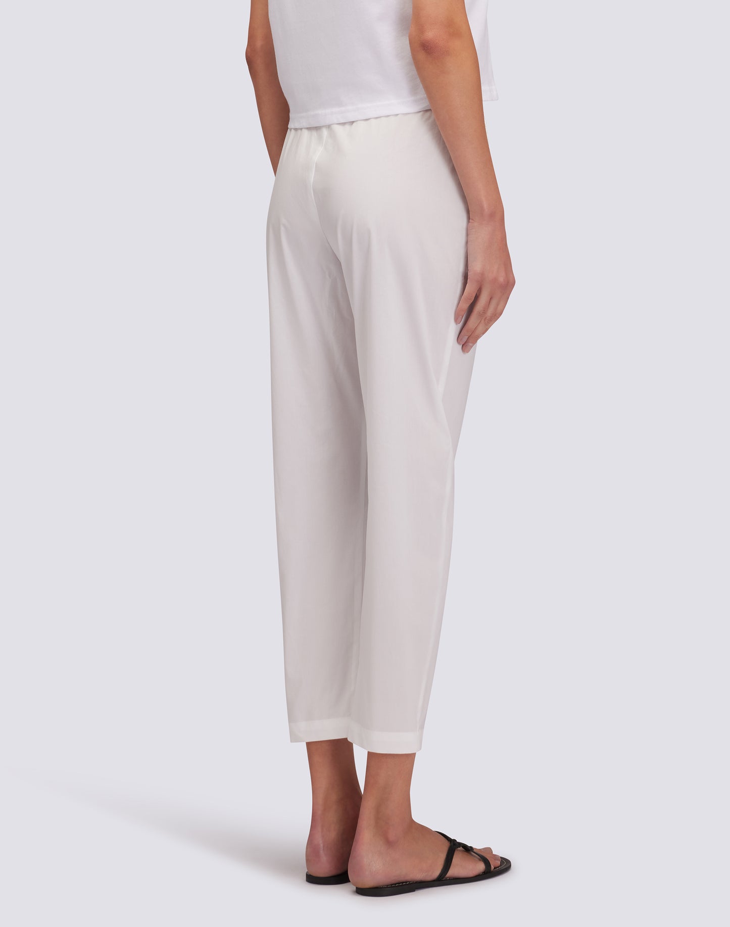 POPLIN LONG TROUSERS