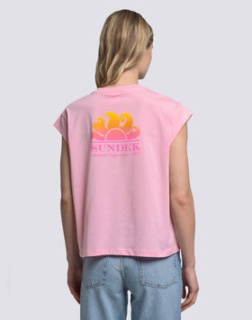 WOMEN'S T-SHIRT WITH GRADIENT PRINT