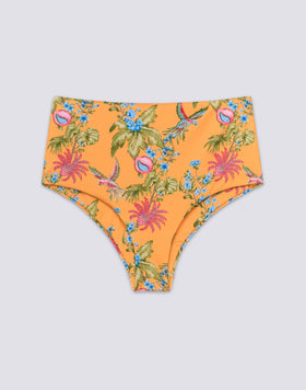 IPANEMA - HIGH-WAISTED SWEET PARROT PRINT CULOTTE BOTTOMS