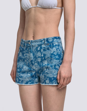 SHORT FEMME À MOTIFS HIBI PAISLEY