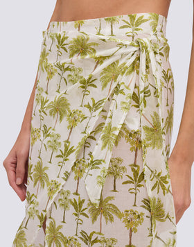 PAREO LUNGO STAMPA BOTANIC