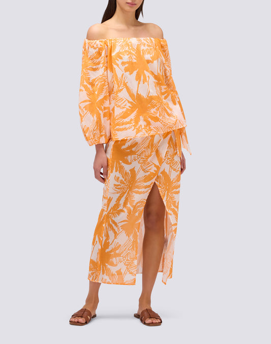 PAREO WITH TROPIC SAVANA PRINT