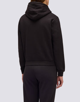 SUDADERA DE MUJER CON CREMALLERA COMPLETA Y CAPUCHA