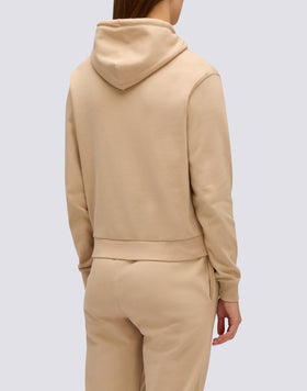 SUDADERA DE MUJER CON CREMALLERA COMPLETA Y CAPUCHA