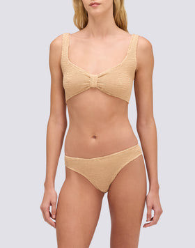 TOP BRALETTE IN TESSUTO GOFFRATO