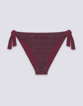 BEA - BIKINI SLIP CON FIANCHI REGOLABILI IN LUREX